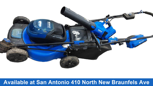 Kobalt Blue Cordless Push Lawn Mower
