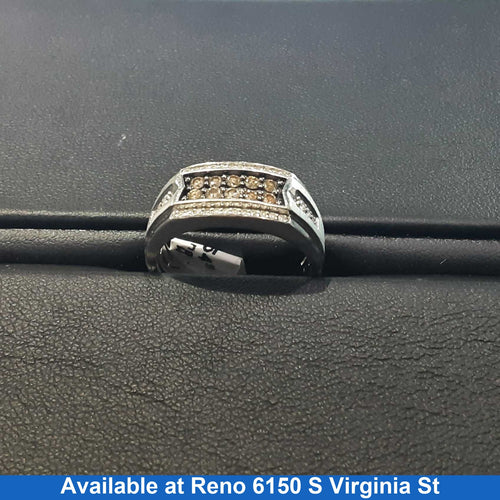 Men's Ring - White Gold 10k (.417) 4.7 grams Size 10