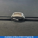 Men's Ring - White Gold 10k (.417) 4.7 grams Size 10