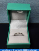 Ring - Wedding Band - White Gold 10k (.417) 1.7 grams Size 7.5