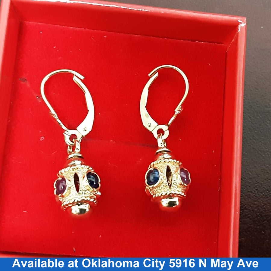 Earrings - Yellow Gold 14k (.585) 5.1 grams