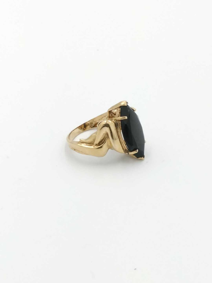 Women's Ring - Yellow Gold 14k (.585) 5.6 grams Size 7.5