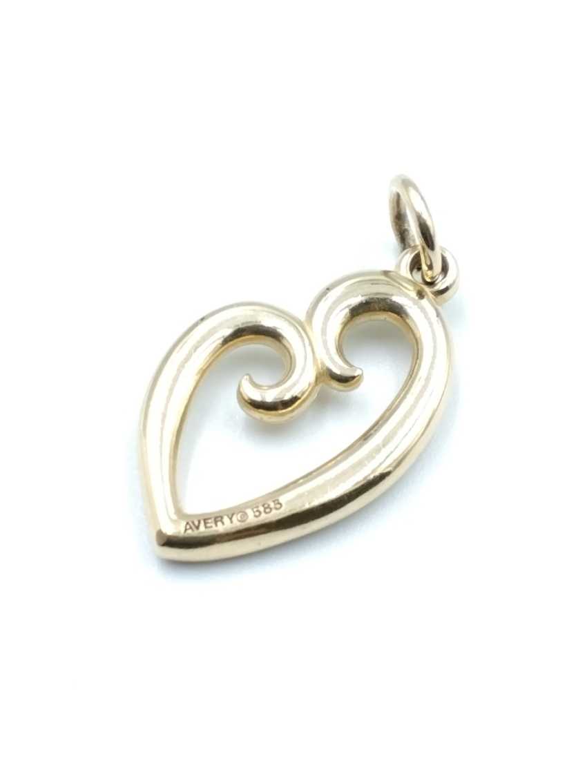 Heart Pendant  - Yellow Gold 14k (.585) 5 Grams