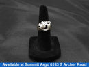 Women's Ring - White Gold 14k (.585) 5.4 grams Size 4.5
