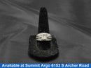 Women's Ring - White Gold 10k (.417) 6.5 grams Size 8