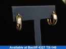 Bangle Earrings - Yellow Gold 10k (.417) 1.7 grams