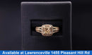 Ring - Engagement Set - White Gold 18k (.750) 5.3 grams Size 6