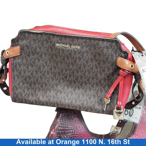 Michael Kors Av-1708 Red Purse / Handbag