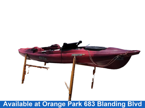 Old Town Predator Red Kayak