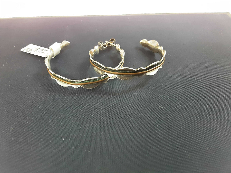 Hoop Earrings - Silver 12.2 grams