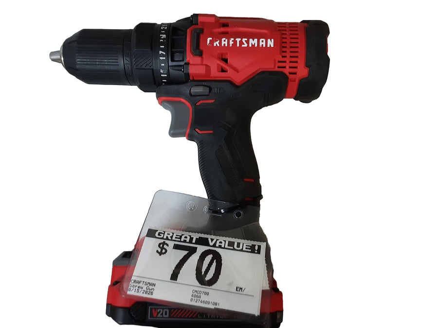 Craftsman Cmcd700 Red Cordless Screw Gun
