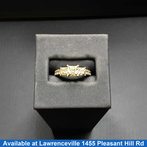 Ring - Engagement Set - White Gold 10k (.417) 3.1 grams Size 8