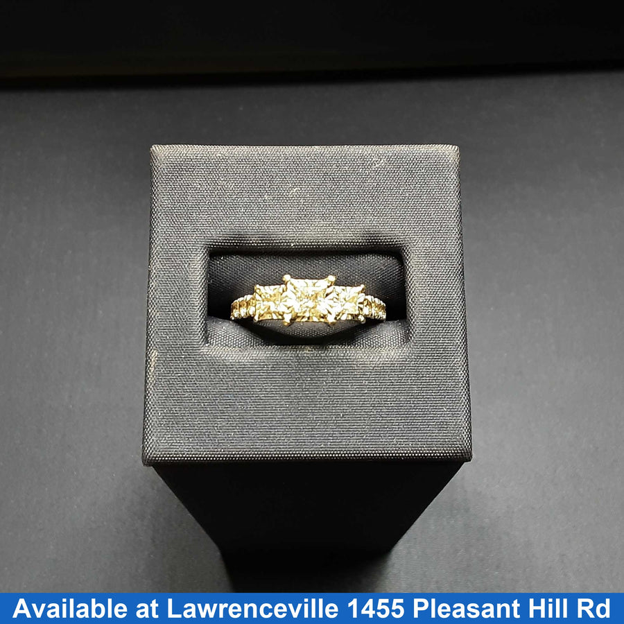 Ring - Engagement Set - White Gold 10k (.417) 3.1 grams Size 8