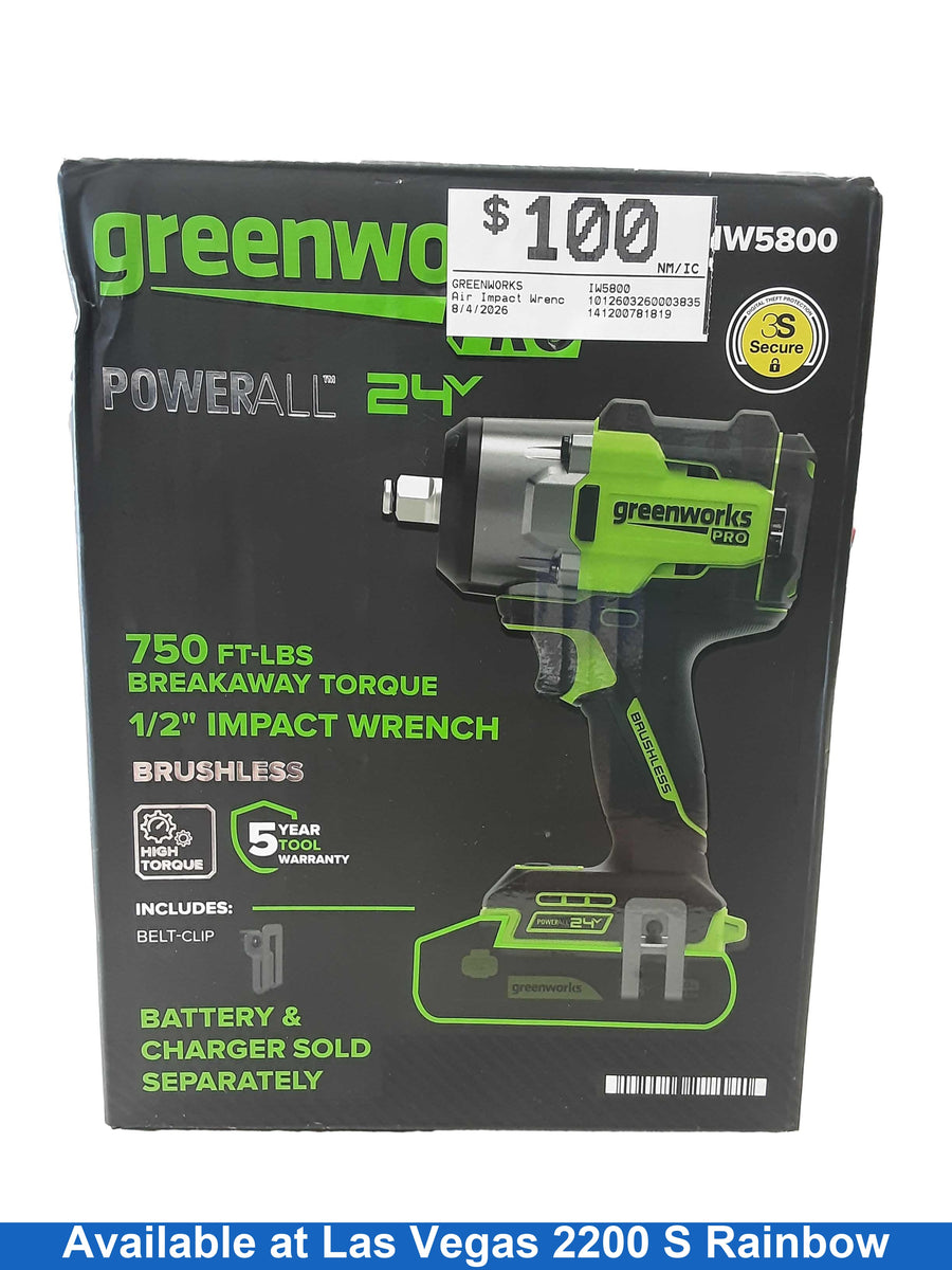 Greenworks Iw5800 Green Standard Power Wrench
