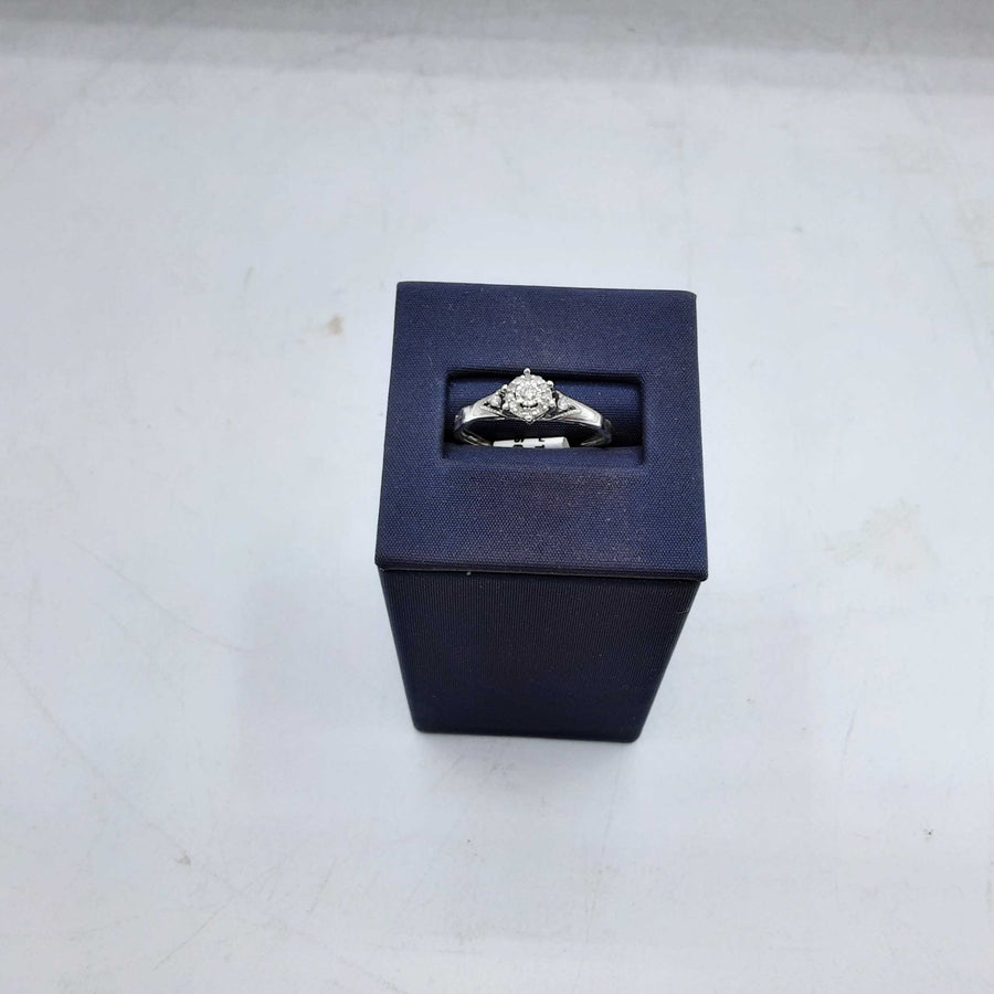 Ring - Wedding Set - Silver 1.6 grams Size 7.5
