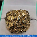 Men's Ring - Yellow Gold 10k (.417) 18.7 grams Size 12.5