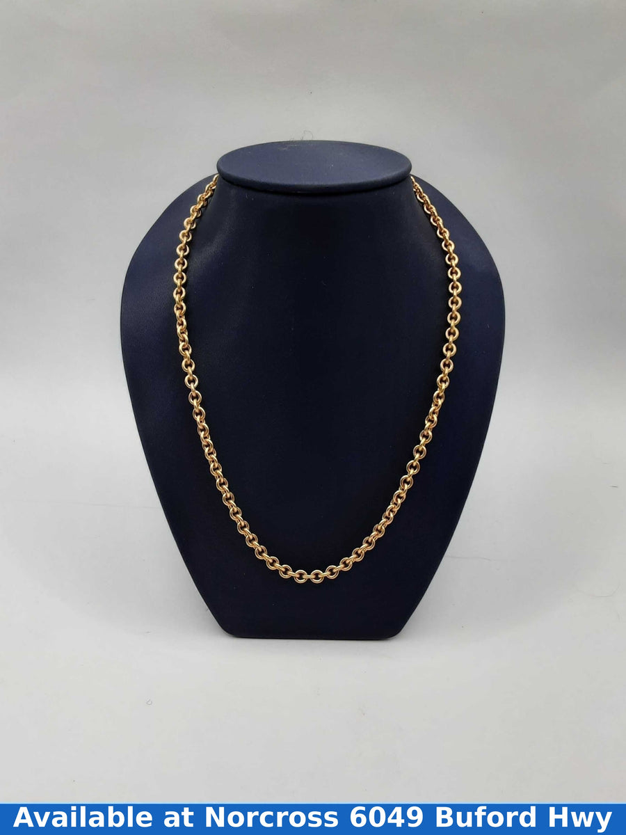 10kt Bubble Chain