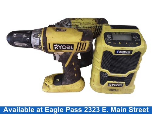 Ryobi Green Cordless Screw Gun