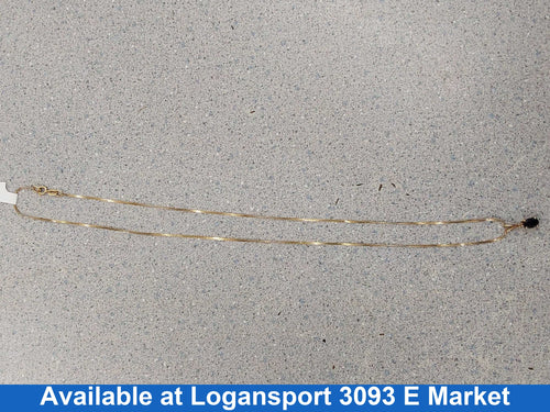 Herringbone Chain - Yellow Gold 14k (.585) 1.9 grams 10 inch
