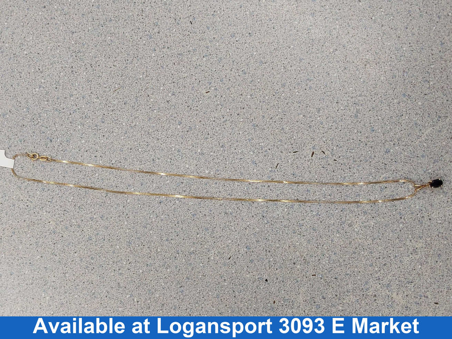Herringbone Chain - Yellow Gold 14k (.585) 1.9 grams 10 inch