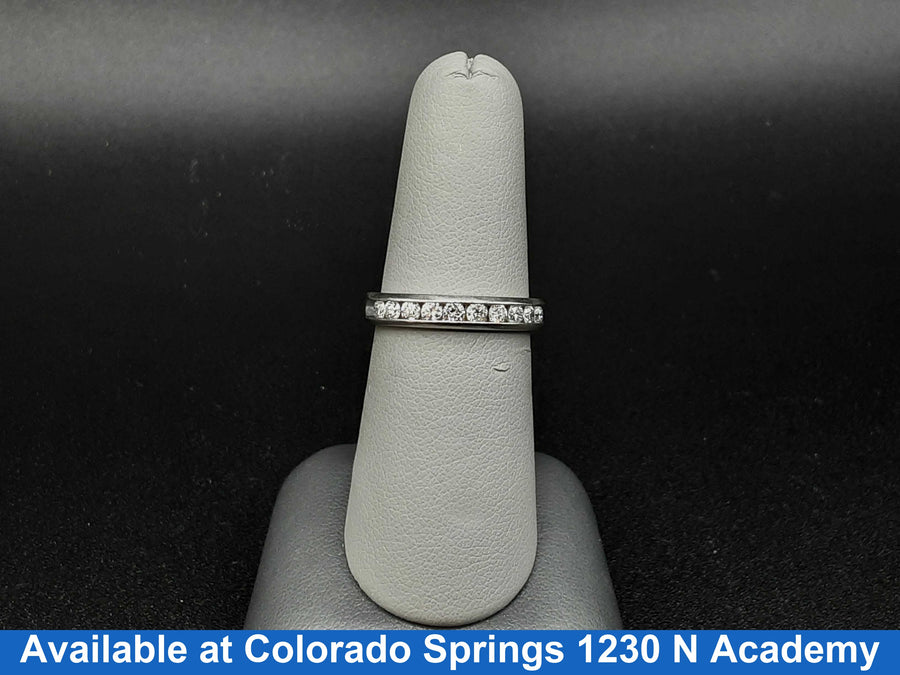 Ring - Wedding Band - Platinum 5.5 grams Size 7