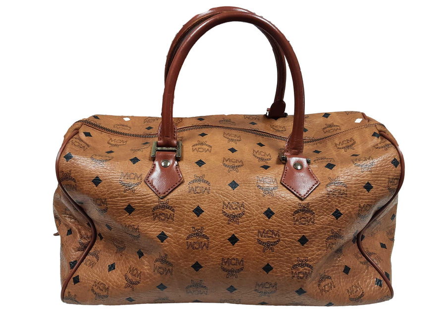 Mcm Mcm Top Handle Bag Brown Purse / Handbag