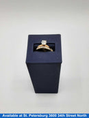 Ring - Engagement Set - Yellow Gold 14k (.585) 4.3 grams Size 4.5