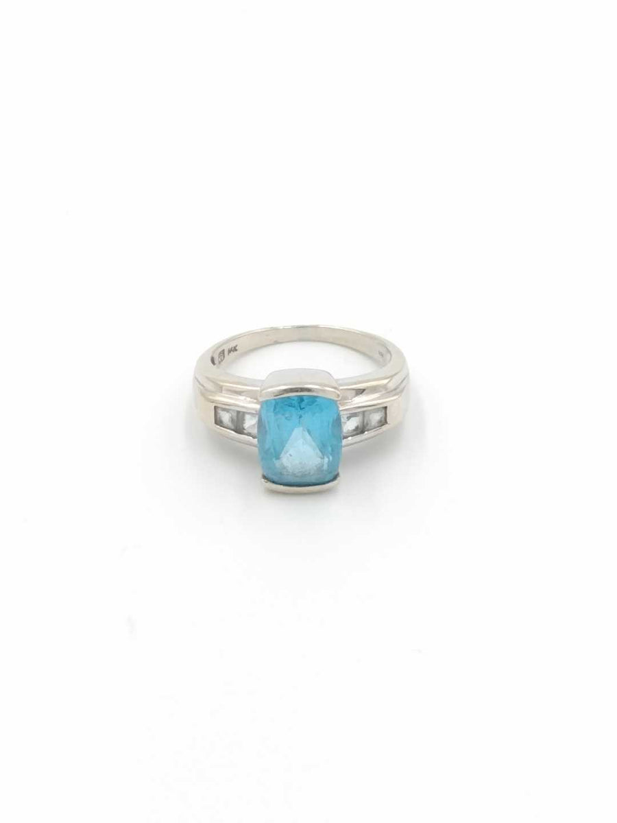 Women's Ring - White Gold 14k (.585) 5.1 grams Size 8