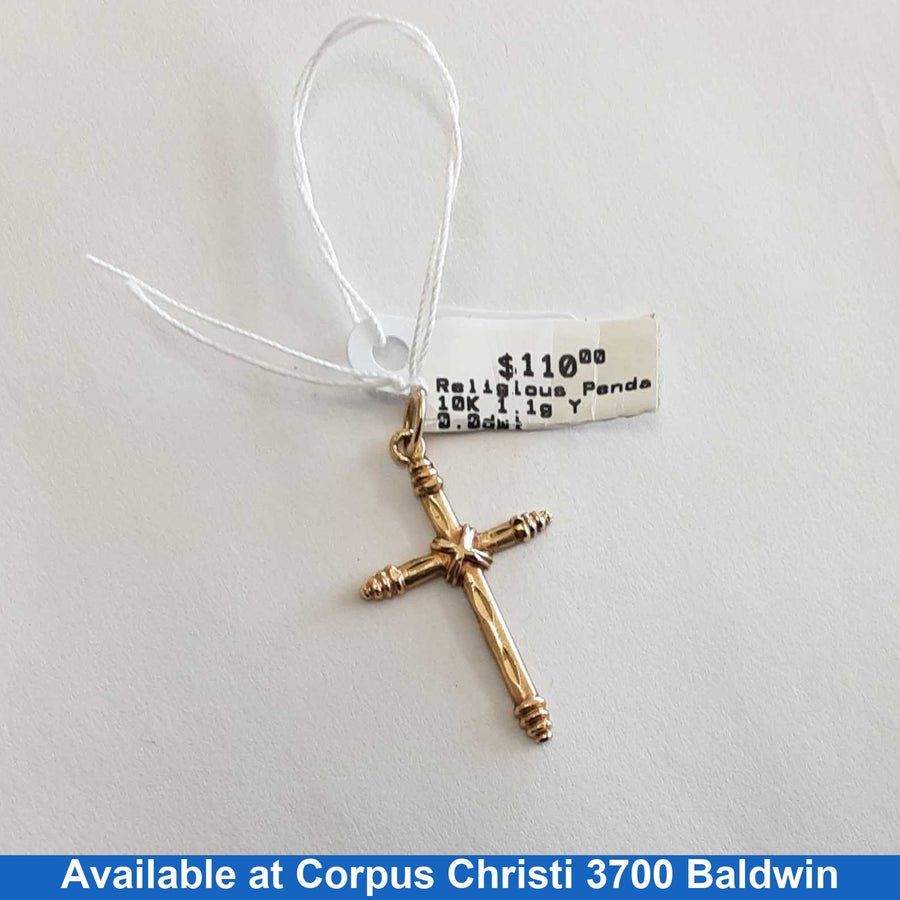 Religious Pendant - Yellow Gold 10k (.417) 1.1 grams
