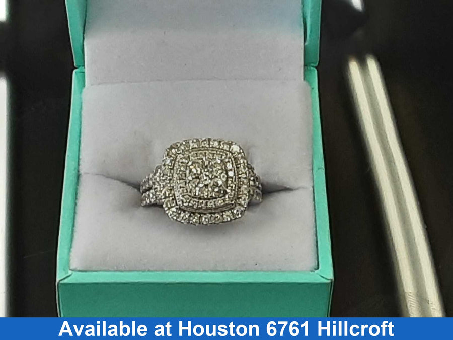Women's Ring - White Gold 14k (.585) 5.3 grams Size 7.5