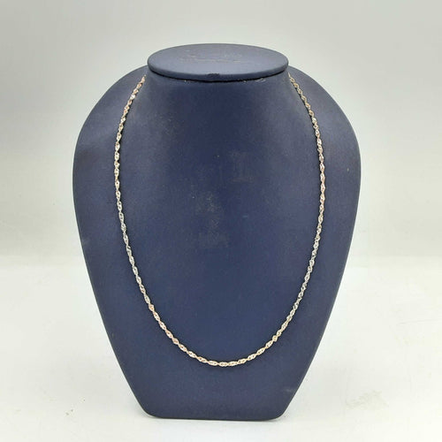 Rope Chain - Tricolor Gold 14k (.585) 2.7 grams 22 inch