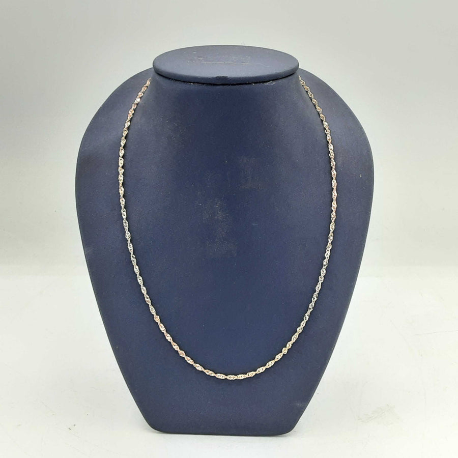 Rope Chain - Tricolor Gold 14k (.585) 2.7 grams 22 inch