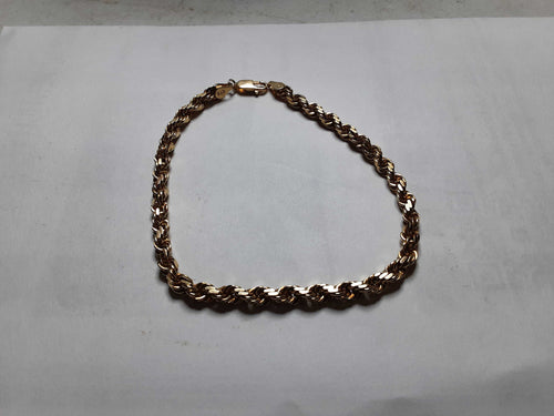 Rope Bracelet - Yellow Gold 10k (.417) 14.4 grams 9 inch