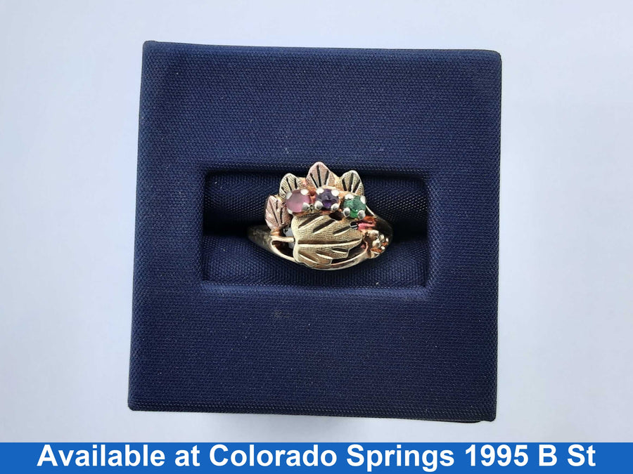 Women's Ring - Yellow Gold 10k (.417) 2.5 grams Size 4