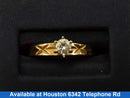Women's Ring - Solitaire - Yellow Gold 10k (.417) 2.5 grams Size 9