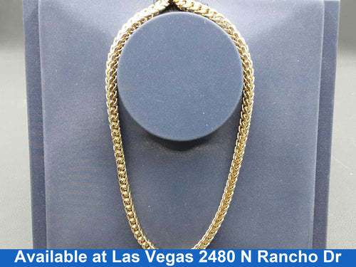 Fox Tail Chain - Yellow Gold 14k (.585) 43.1 grams 26 inch