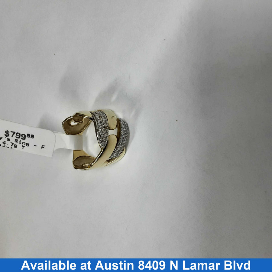Women's Ring - Yellow Gold 14k (.585) 4.7 grams Size 7