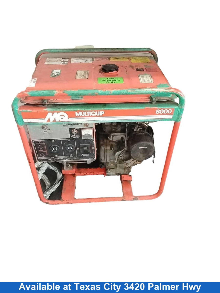Multiquip Ga6hzr Orange Generator