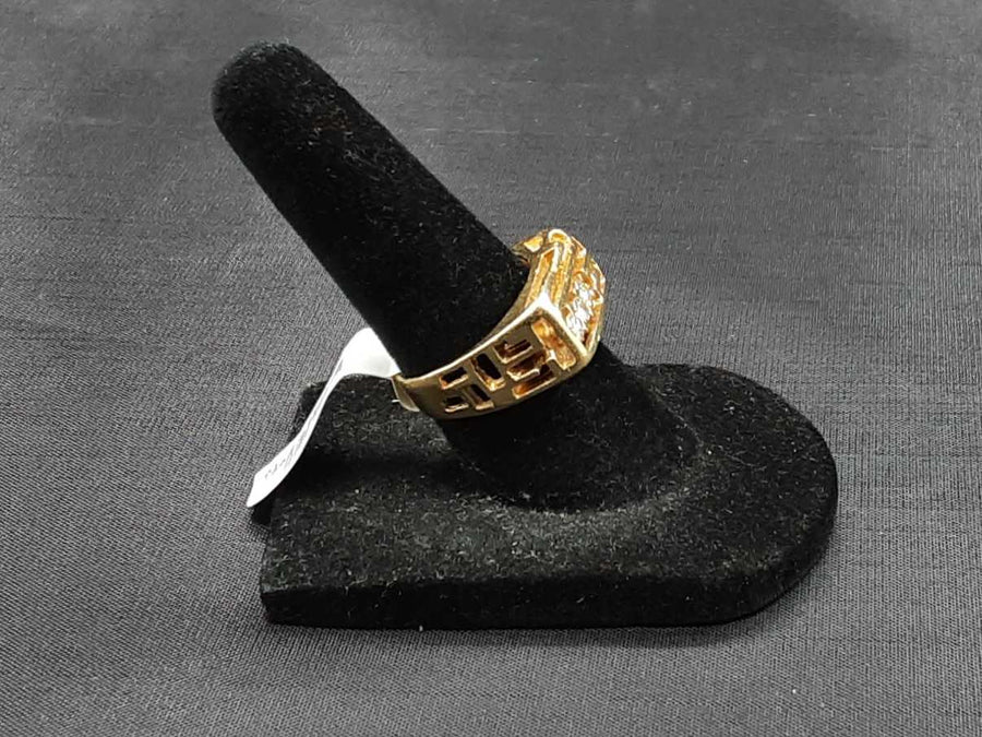 Men's Ring - Yellow Gold 14k (.585) 7.7 grams Size 6
