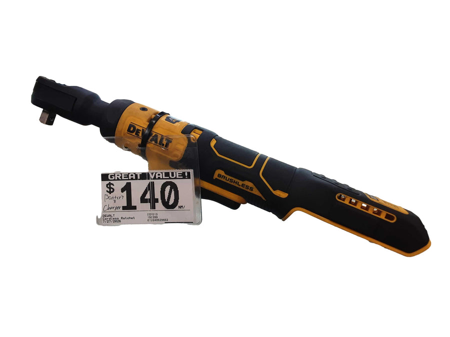 Dewalt Dcf513 Yellow Cordless Ratchet