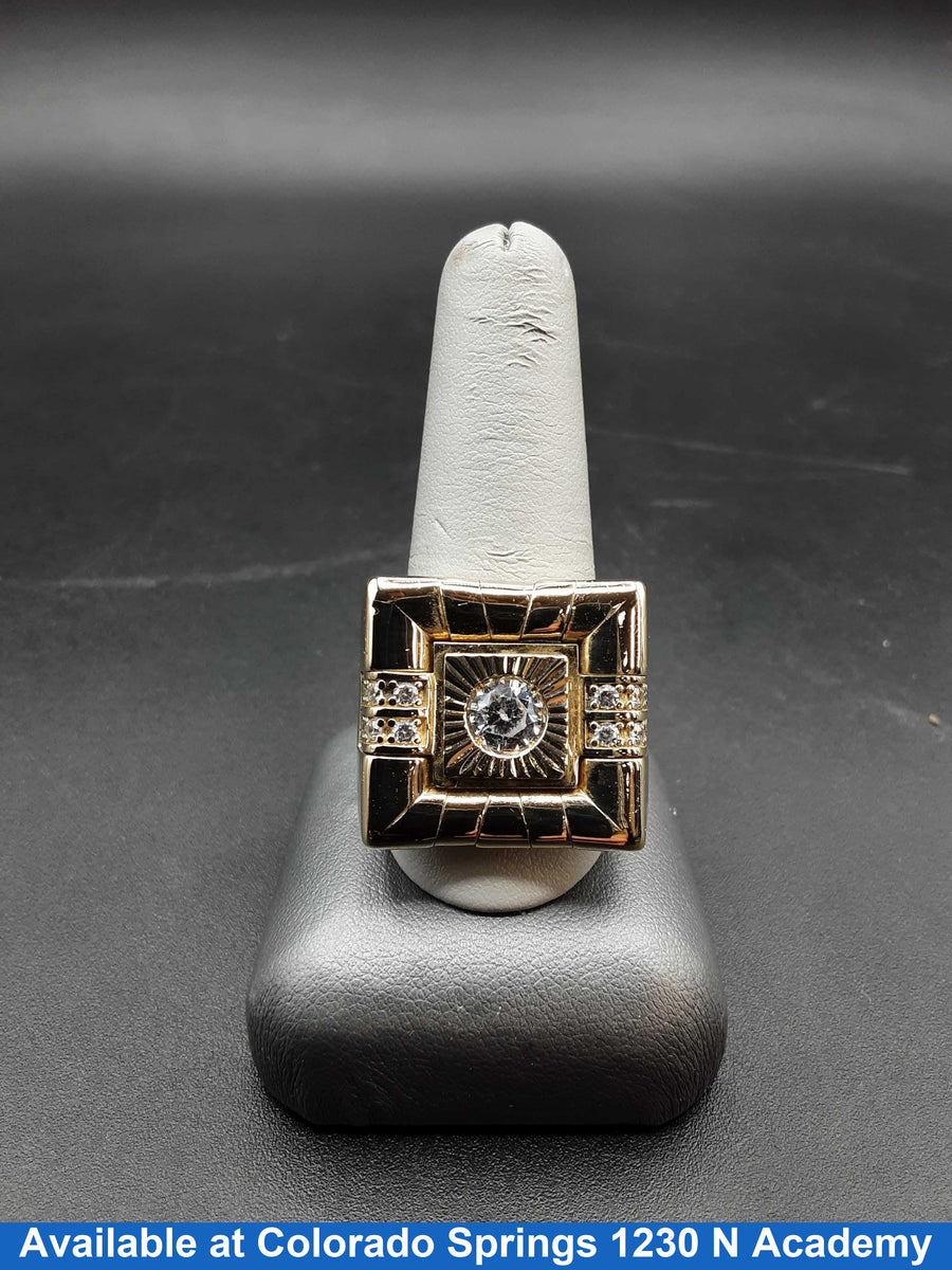 Men's Ring - Yellow Gold 14k (.585) 15.9 grams Size 10