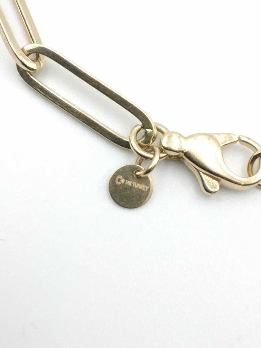 Link Bracelet - Yellow Gold 14k (.585) 7 grams 8 inch