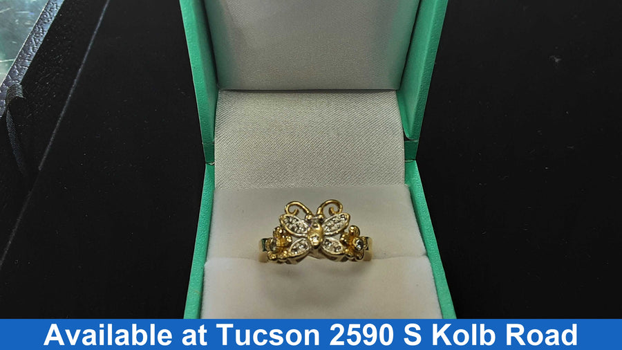 Women's Ring - Yellow Gold 14k (.585) 4 grams Size 6