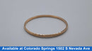 Bangle Bracelet - Yellow Gold 14k (.585) 2.6 grams 8 inch