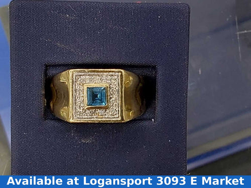 Men's Ring - Yellow Gold 10k (.417) 4.9 Grams Size 9