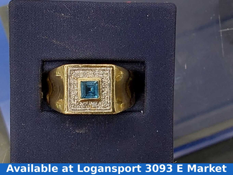 Men's Ring - Yellow Gold 10k (.417) 4.9 Grams Size 9