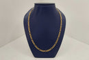 Figaro Chain - Yellow Gold 14k (.585) 6 grams 18 inch