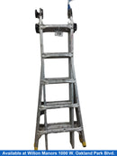 Gorilla Little Giant Ladders M17 Multi 18-ft Silver A-Frame Ladder