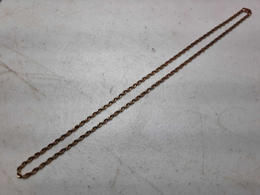 Rope Chain - Yellow Gold 10k (.417) 10.7 grams 20 inch