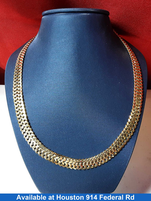 Serpentine Chain - Yellow Gold 10k (.417) 31.7 grams 16 inch